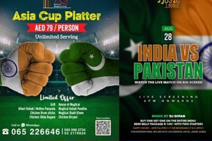 India-Pakistan Match: Restaurants, Lounges In UAE Promise Great Viewing For Cricket Fans